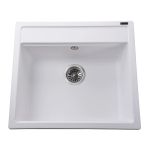 Мойка гранитная Bretta Universal 570х510х190 белый