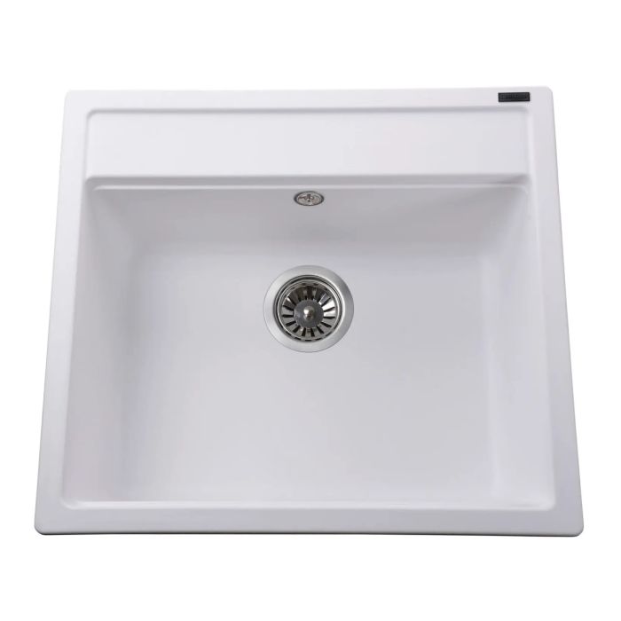 Мийка гранітна  Bretta Universal 570х510х190 білий