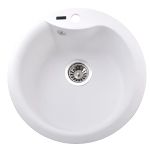 Мойка гранитная Bretta Rondo 485х215 белый