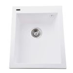 Мойка гранитная Bretta Quadro 500х410х200 белый