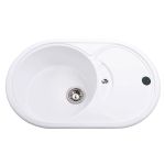 Мойка гранитная Bretta Panamera 780х500х190  белый