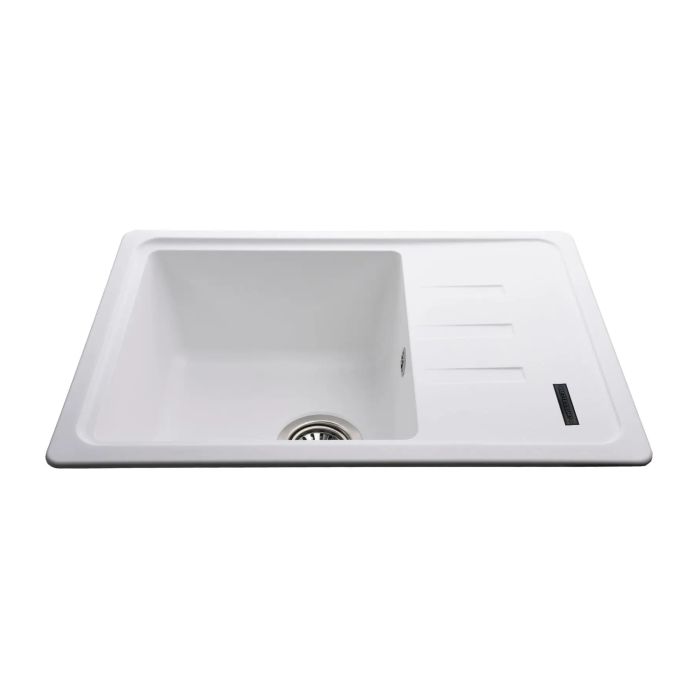 Мойка гранитная Bretta Compact 620х435х200  белый