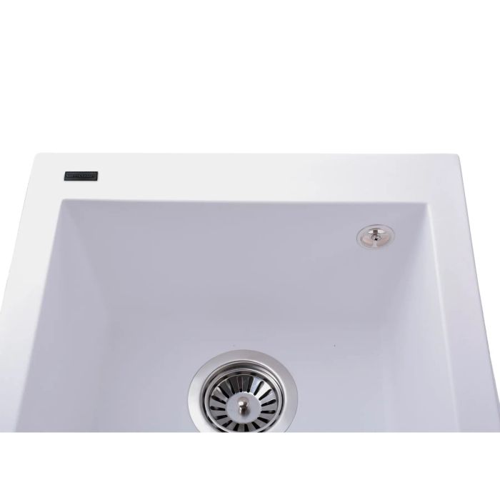 Мойка гранитная Bretta Quadro 500х410х200 белый