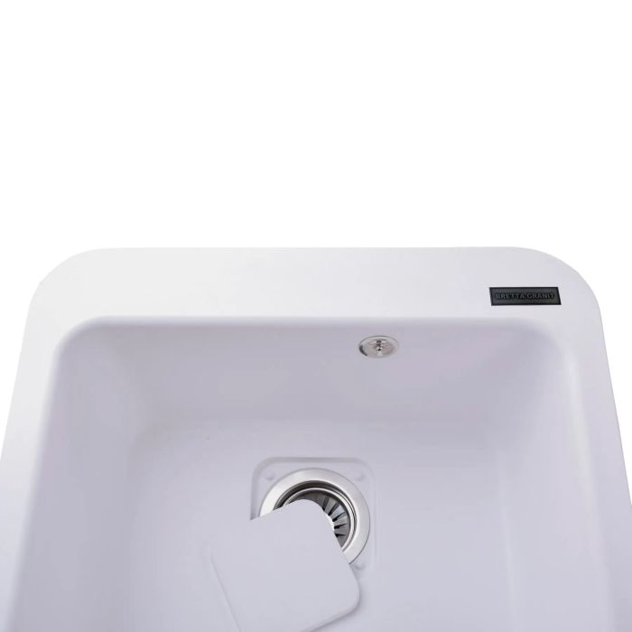 Мойка гранитная Bretta Victoria 510х510х190  белый